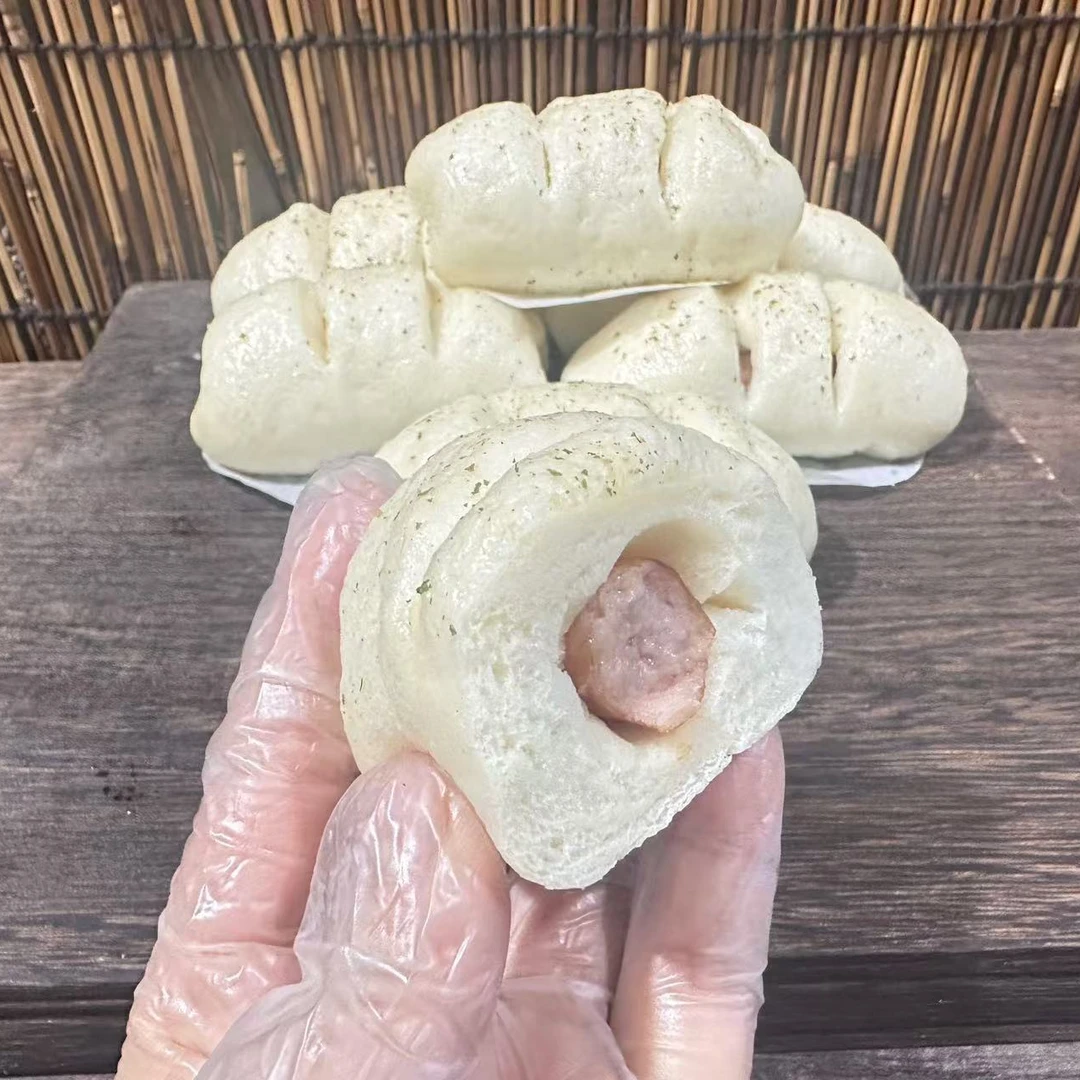 林家面点德式烤肠包子宝宝营养早餐新中式馒头无添加剂吃的放心