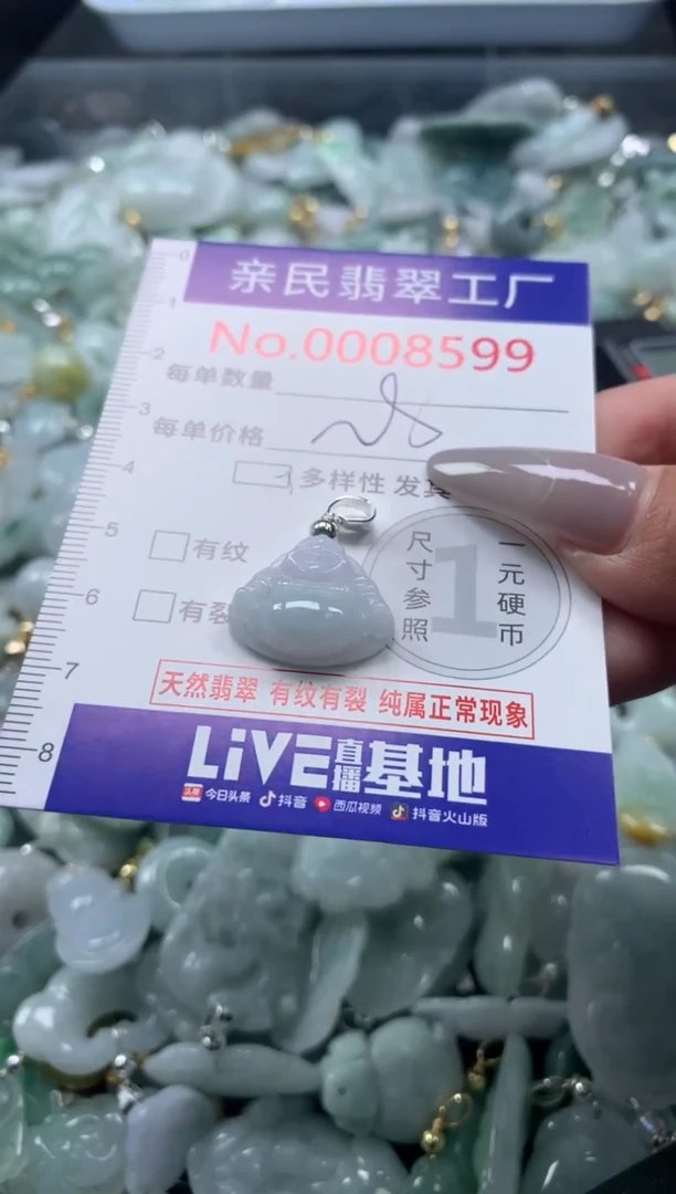 颈饰未镶嵌翡翠8599