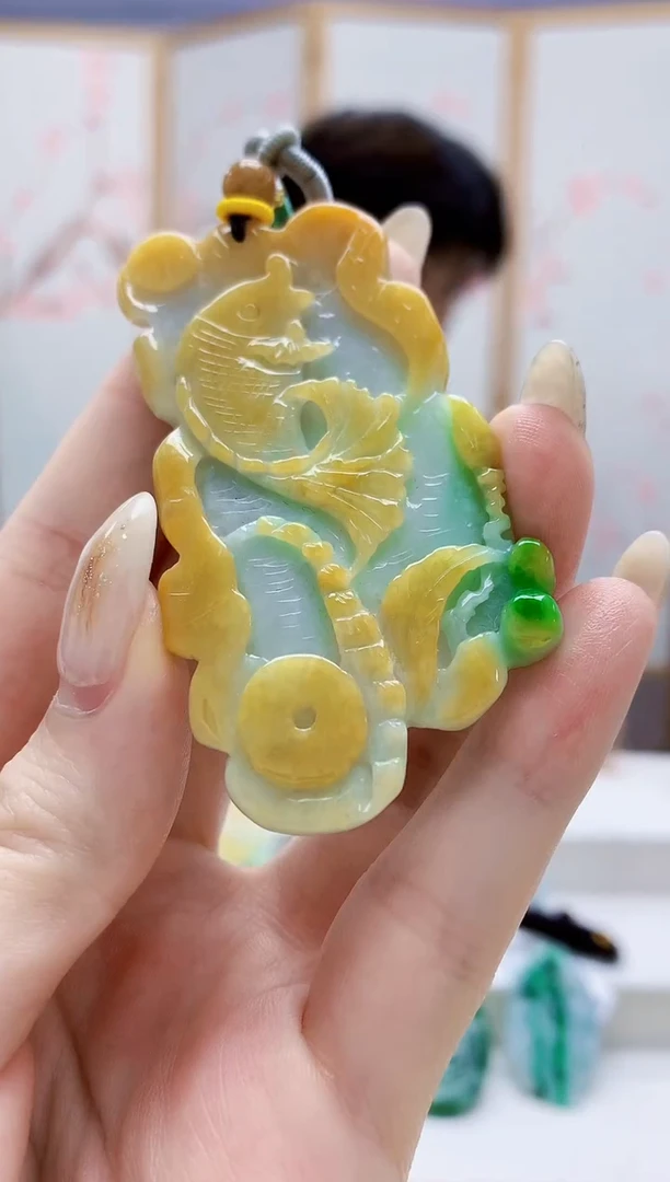 未镶嵌定制翡翠5145jw-毛货挂件76