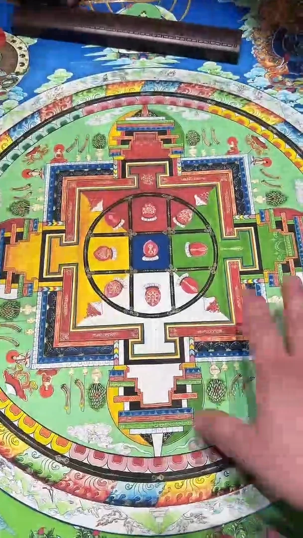 卷轴画【主播精品】高端卷轴画——唐卡AA125坦诚