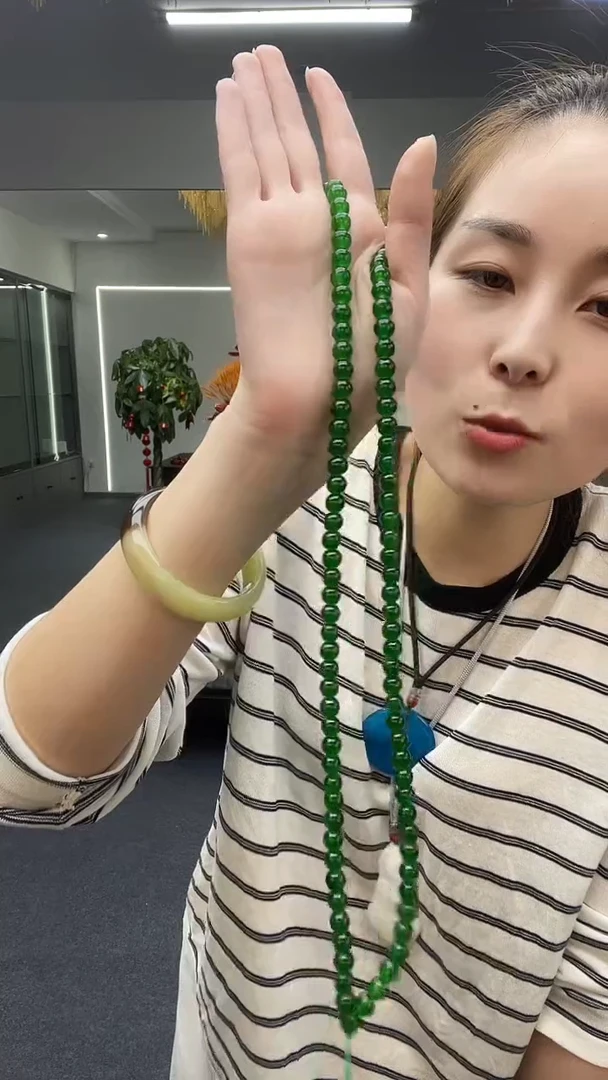 绿色卡8珠链多样性发货一件