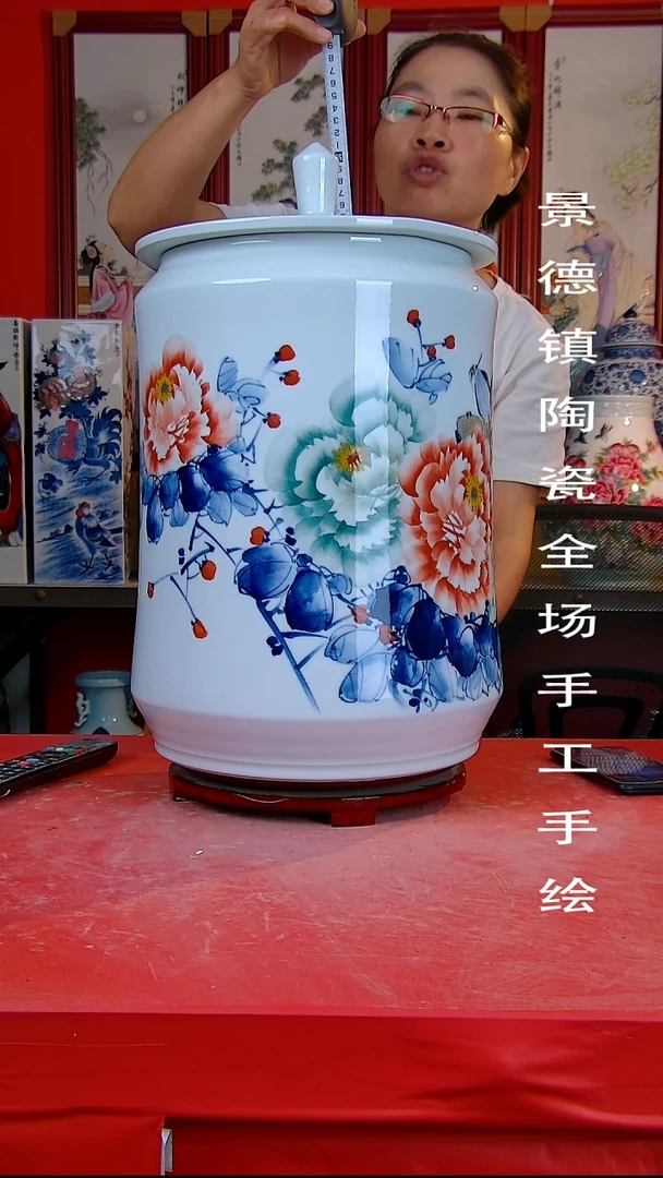 摆件手景德镇陶瓷 全场手工绘