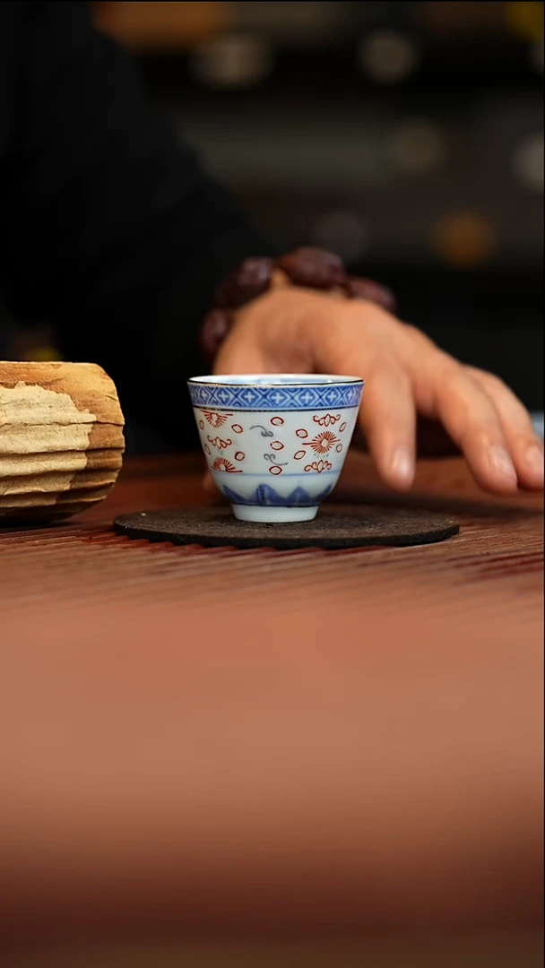 567原光明瓷厂景德镇米粒玲珑杯50CC