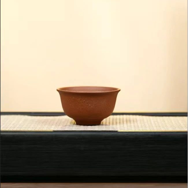 赵掌柜紫砂   红降坡浮力杯