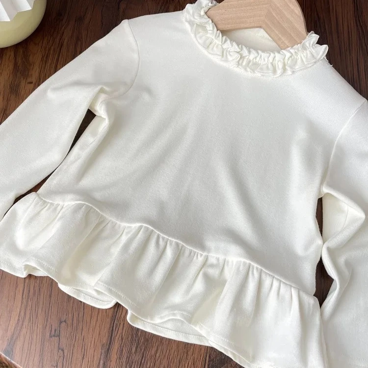 婴格朗迪S21女童打底衫经典百搭细腻保暖时髦内搭加厚上衣
