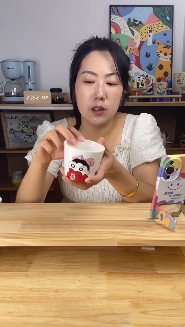 杯子景德镇高温釉下彩陶瓷手绘卡通创意