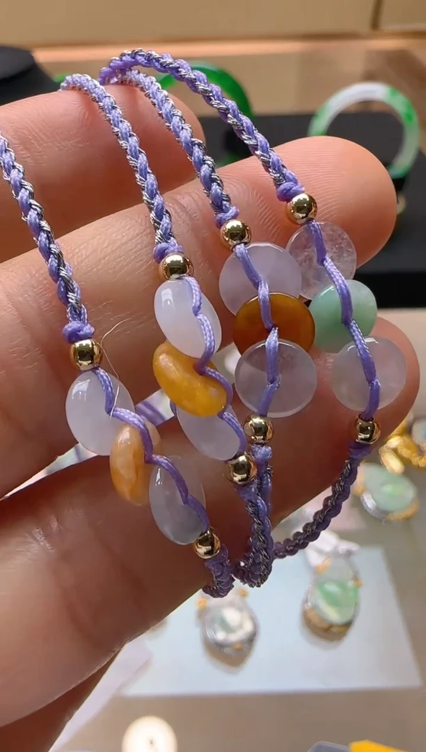 【闪购商品】翡翠手绳未镶嵌多样性团购发一件