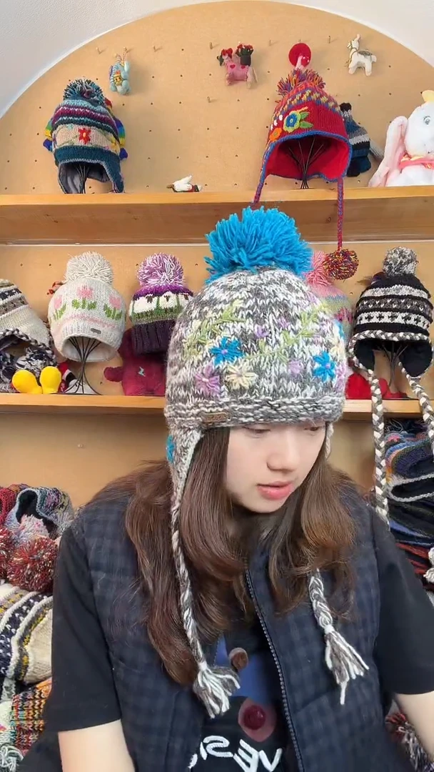 羊毛百分百纯手工纯羊毛帽子闪购13