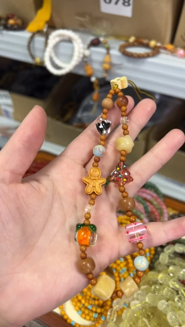 【闪购商品】橄榄核手串橄榄核圣诞多宝款挂件[1145]