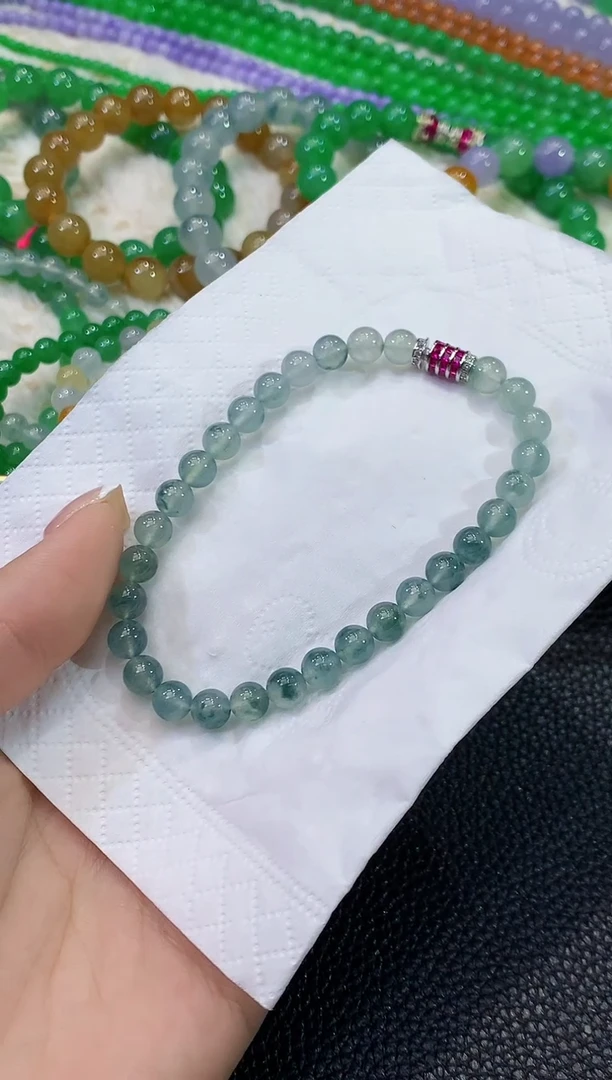 未镶嵌手串翡翠D59