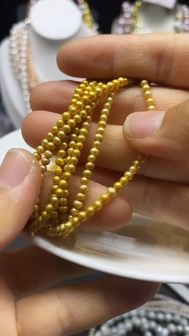 淡水珍珠未镶嵌颈饰多人