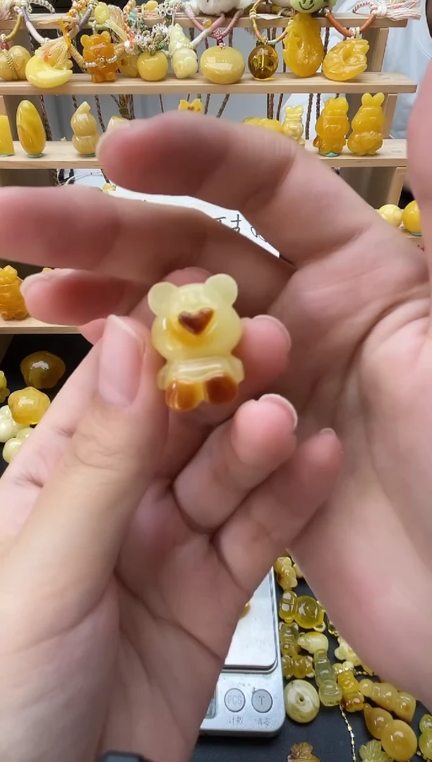 琥珀未镶嵌珠宝奇石014琥珀蜜蜡微瑕