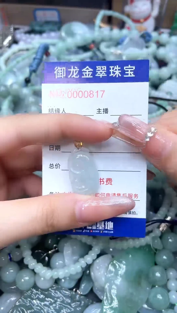翡翠未镶嵌颈饰020