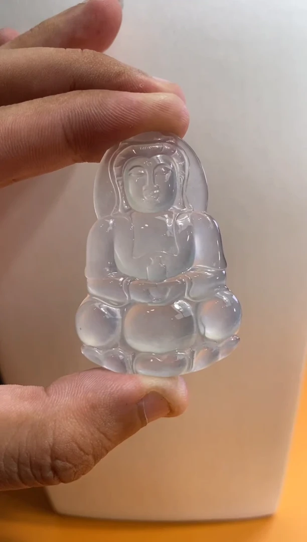 未镶嵌挂件翡翠观音24800