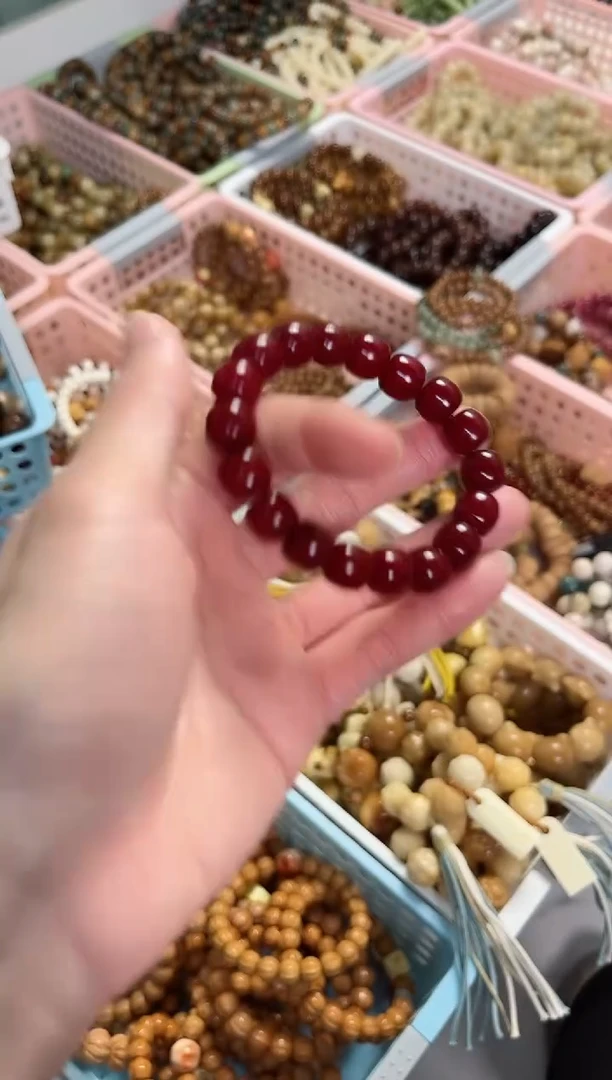 【闪购商品】菩提根/象牙果手串车厘子红单圈