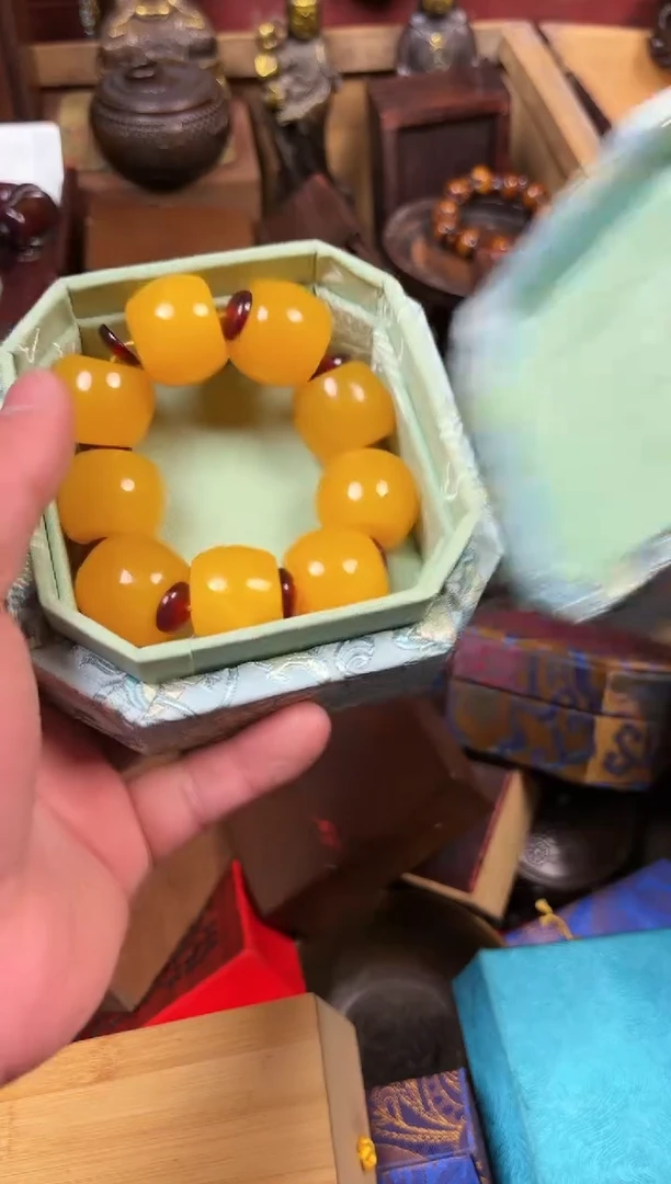 【闪购商品】蜜蜡耳饰未镶嵌----------------