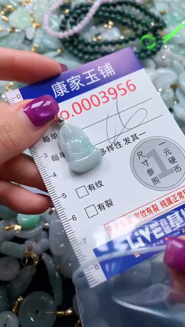 颈饰未镶嵌翡翠3956