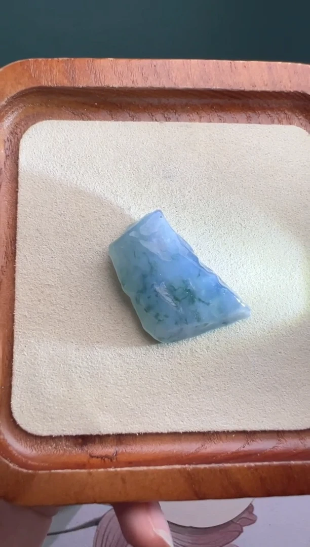 未镶嵌定制翡翠蓝紫料