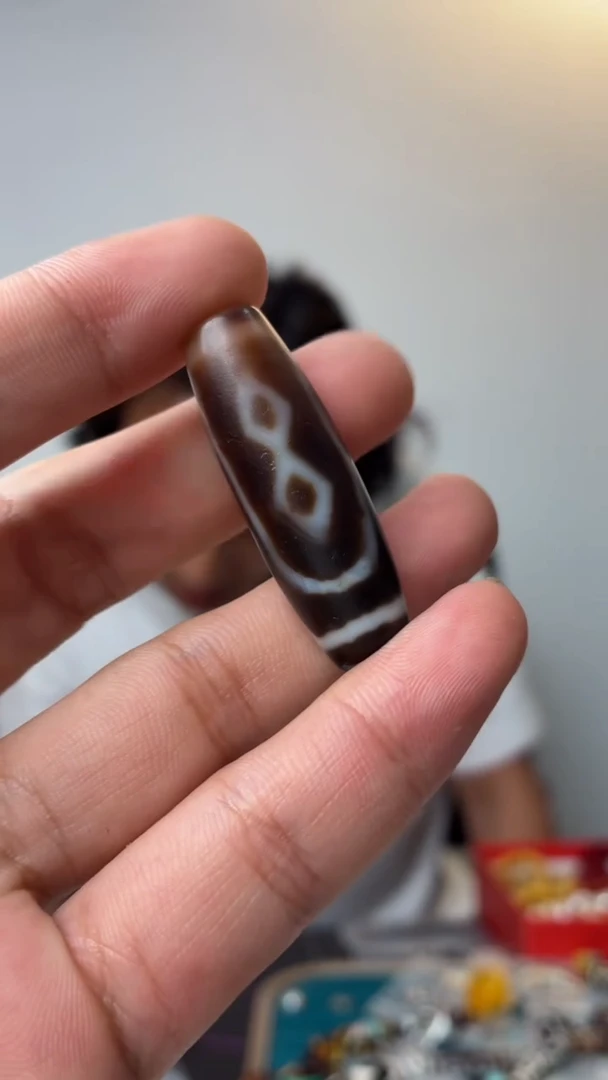 玛瑙/玉髓项链未镶嵌噶玛珠宝