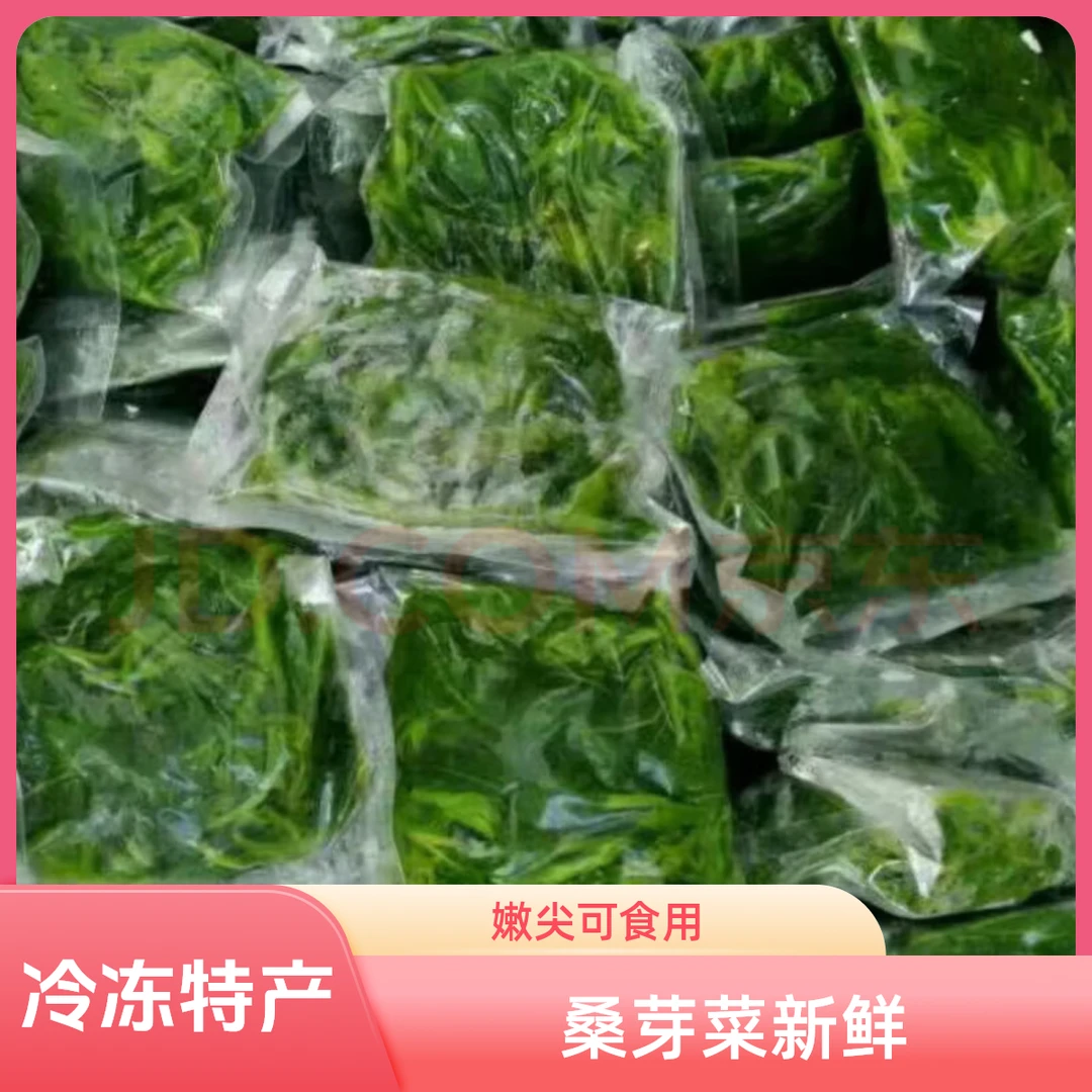 桑芽菜新鲜桑叶菜冷冻桑叶芽上汤桑叶菜食用嫩尖特色冷冻250g一包