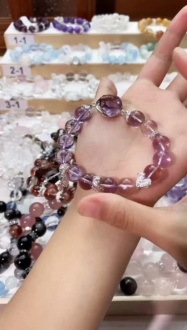 【闪购商品】水晶手串未镶嵌紫水手串