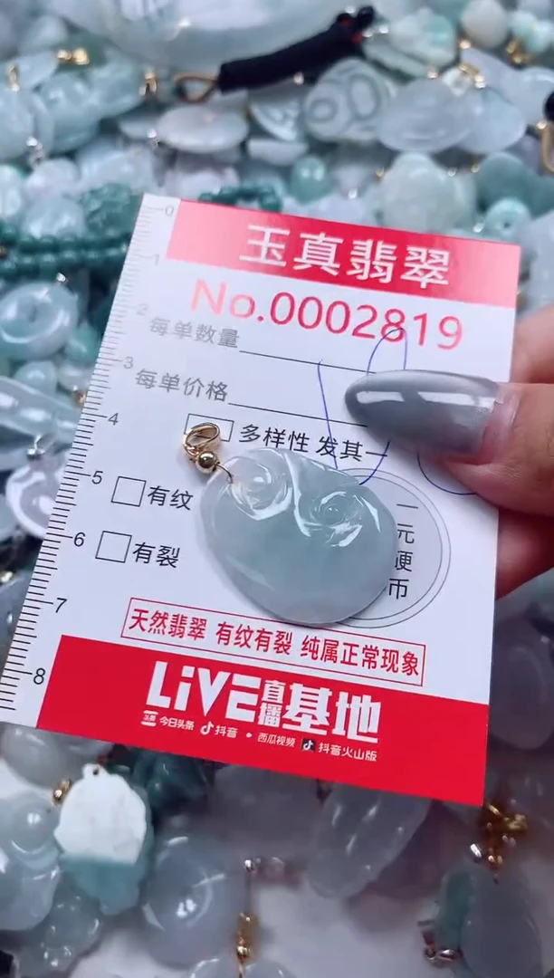 吊坠(不含链)未镶嵌翡翠2819
