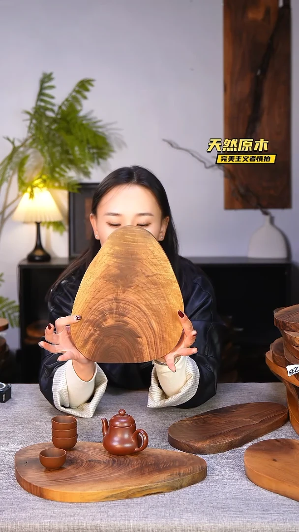 木北美黑胡桃原木.干裂疤结不属于商品质量问题完美主义者慎拍