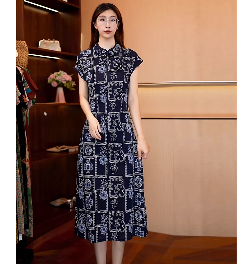 【复古格子】新款显白遮肉连衣裙U3