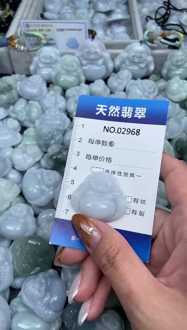 颈饰未镶嵌翡翠纯天然A货翡翠2968