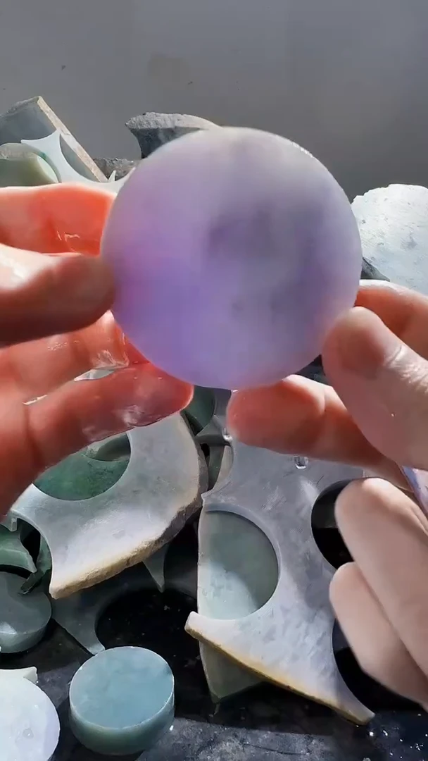 裸石翡翠缅甸翡翠A货文133