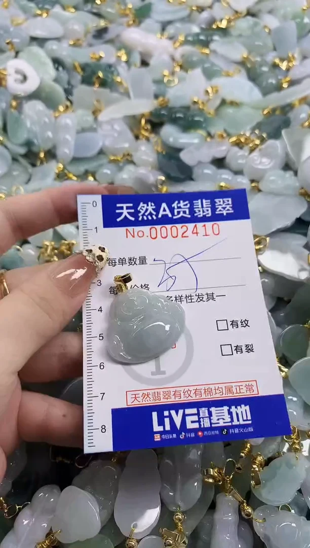 颈饰未镶嵌翡翠天然A货翡翠