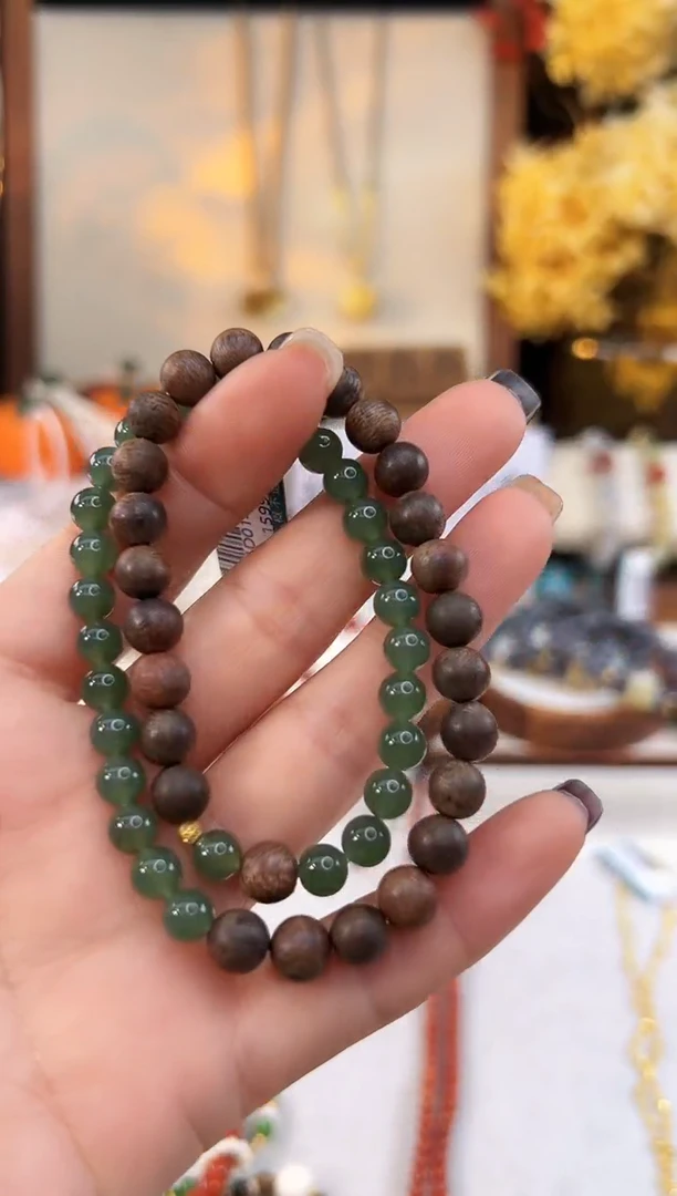 【闪购商品】和田玉手饰18K金镶嵌@@D921D014553