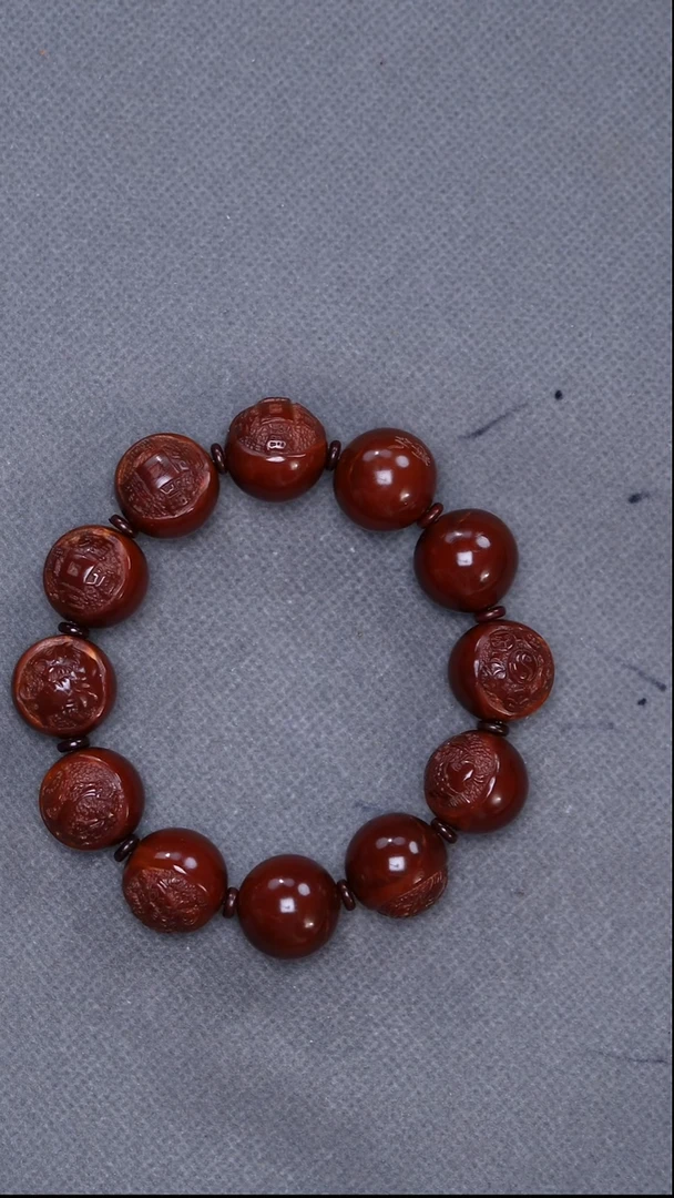 吊坠橄榄核四象五帝钱20