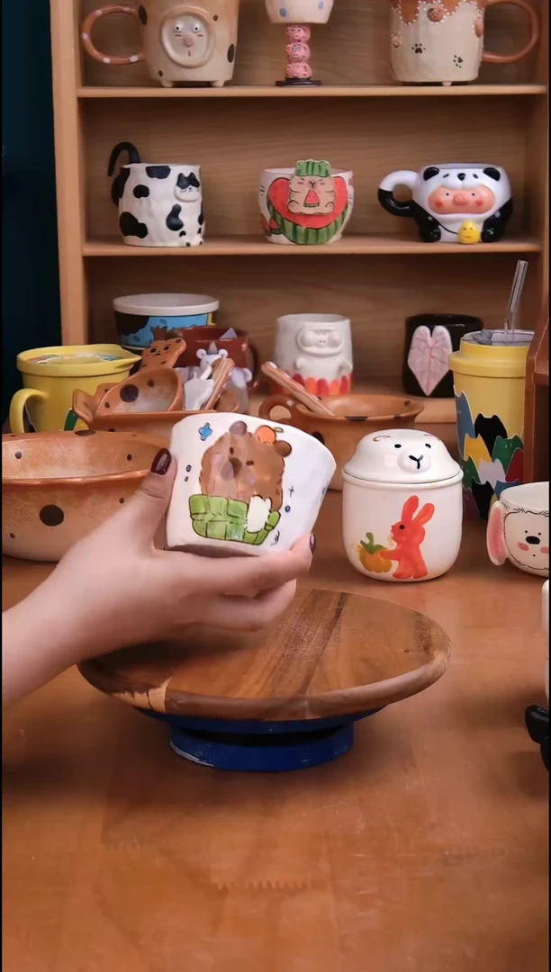 摆件陶景德镇原创手工陶瓷