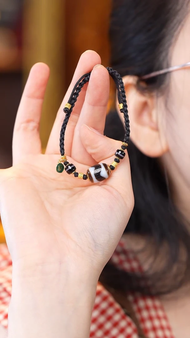 未镶嵌颈饰玛瑙/玉髓（覆膜）Z32113多样性发其一手串