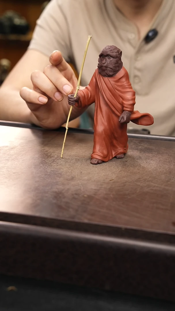 紫砂茶宠吴*?猴子