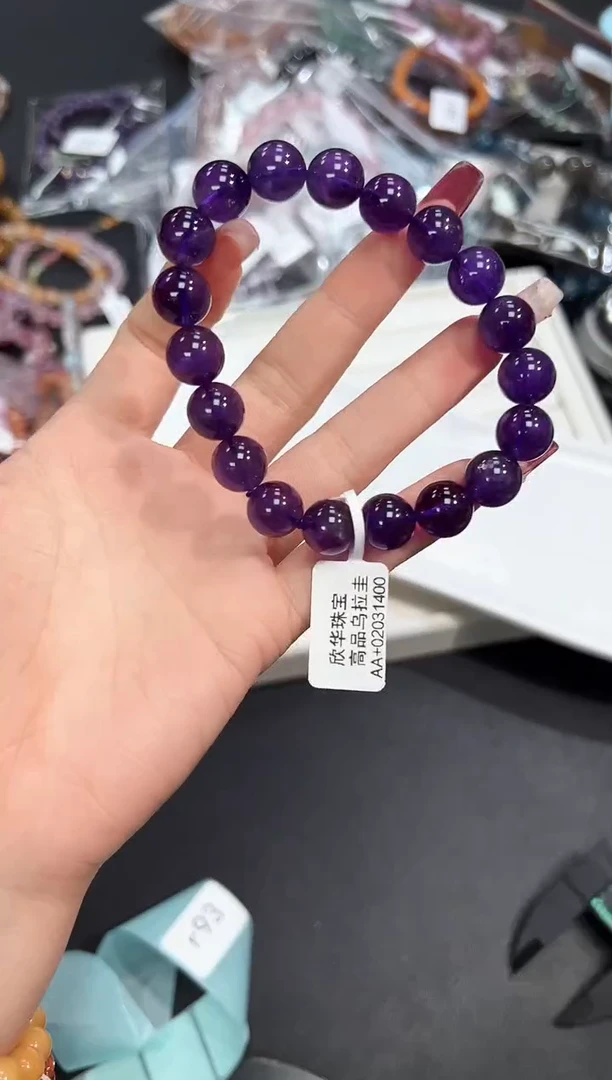 【闪购商品】水晶手串未镶嵌95r多样性发其一/1条默认微瑕