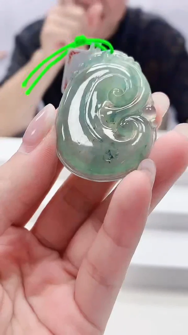 定制翡翠未镶嵌5124lr-毛货挂件114
