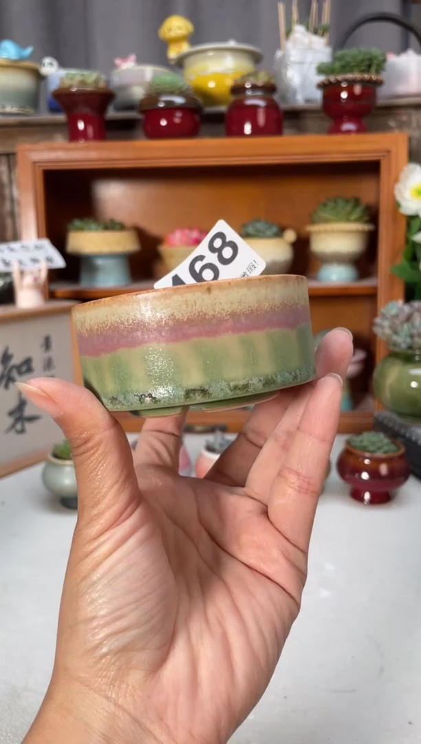 瓷片468知木小方花盆编号