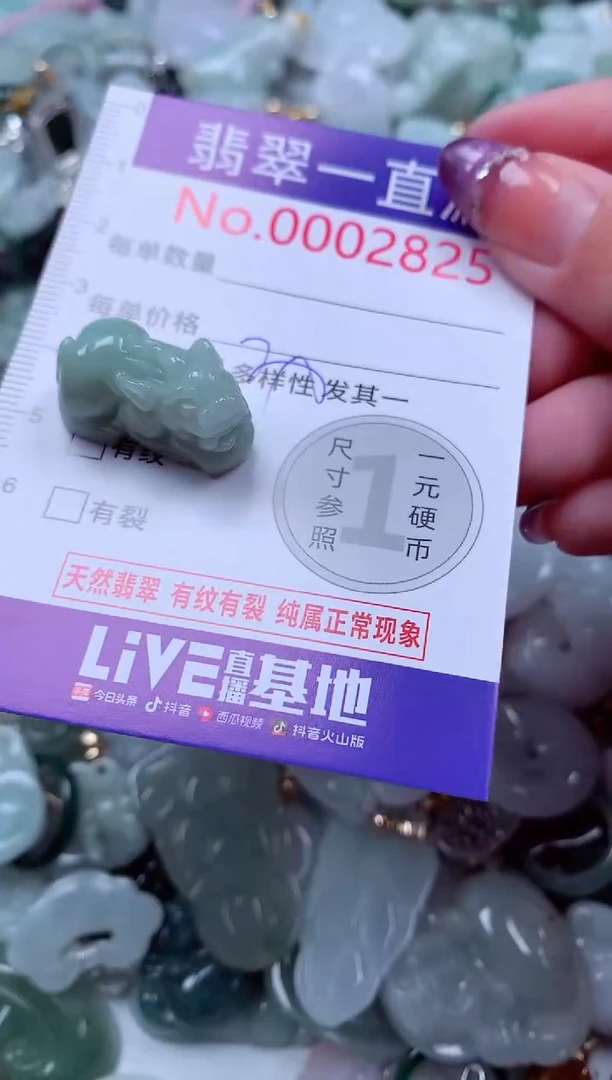 翡翠未镶嵌吊坠(不含链)2825