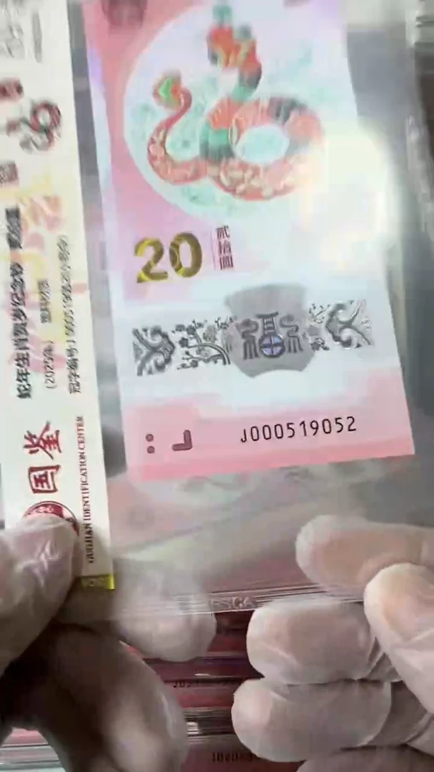 【闪购商品】塑料000519052-蛇钞单张！