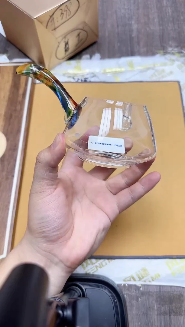 风谜·花语喜悦壶绚彩色+茶巾