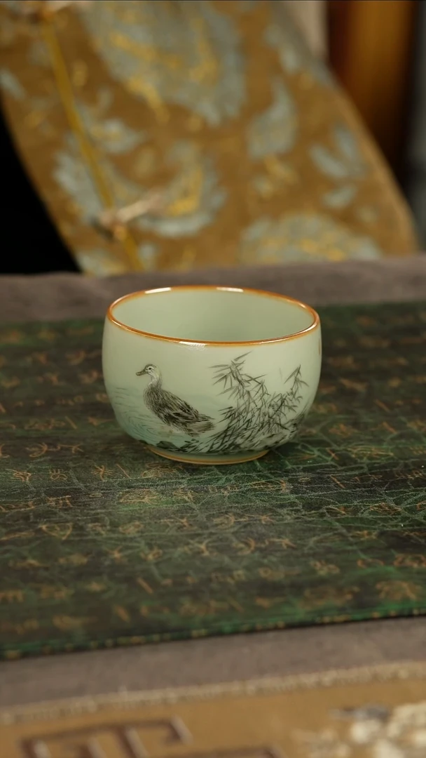 善窑厂汝窑宋画系列主人杯