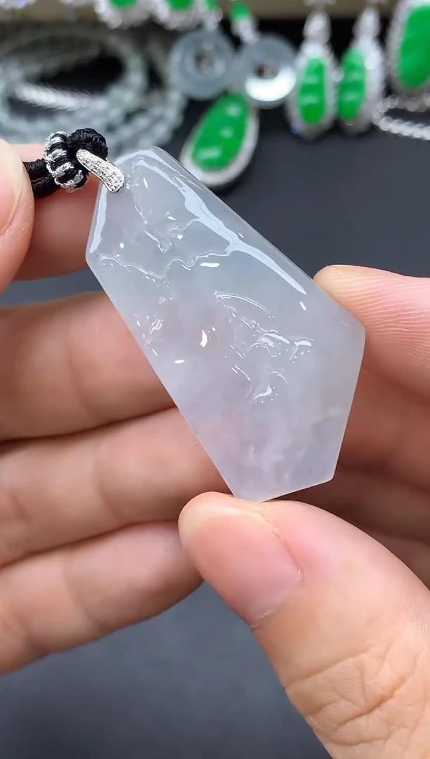 颈饰18K金镶嵌翡翠115中国好珍宝