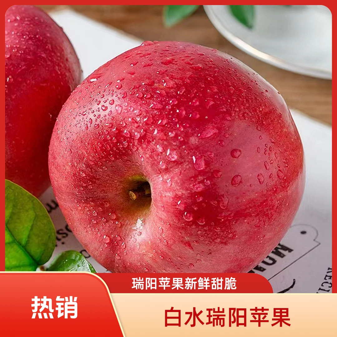 2025白水正宗瑞阳苹果新鲜脆甜皮薄多汁当季水果新鲜采摘产地发货
