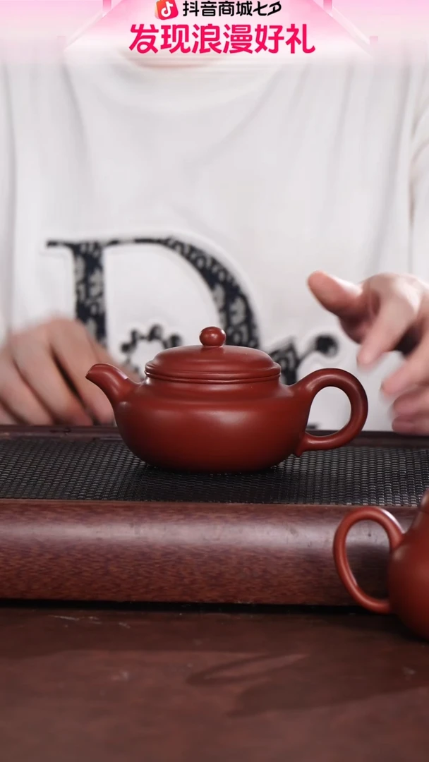 茶杯紫砂朱泥仿古壶@@CH01755