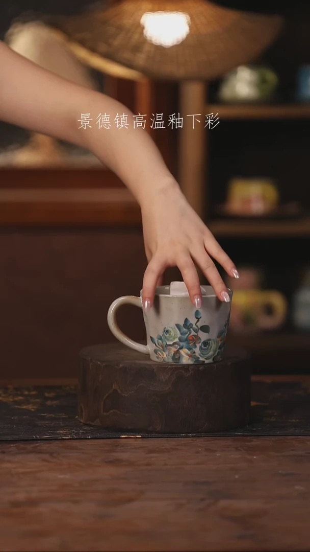 景德镇高温釉下手绘陶瓷110