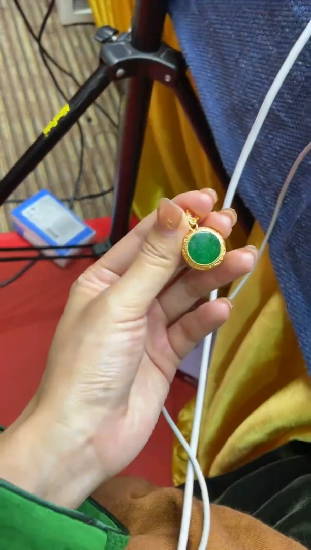 【闪购商品】定制翡翠银S925镶嵌DDH82655