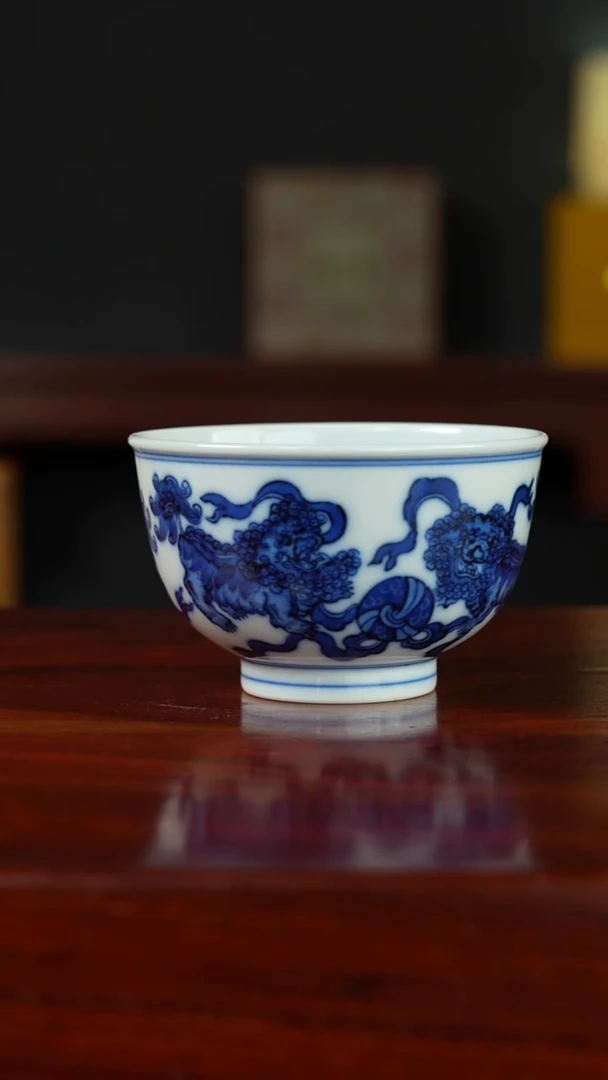 祖传窑真柴窑传承400年事事如意单杯