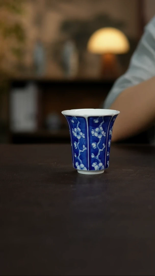 杯景德镇陶瓷杯碗柴烧多人